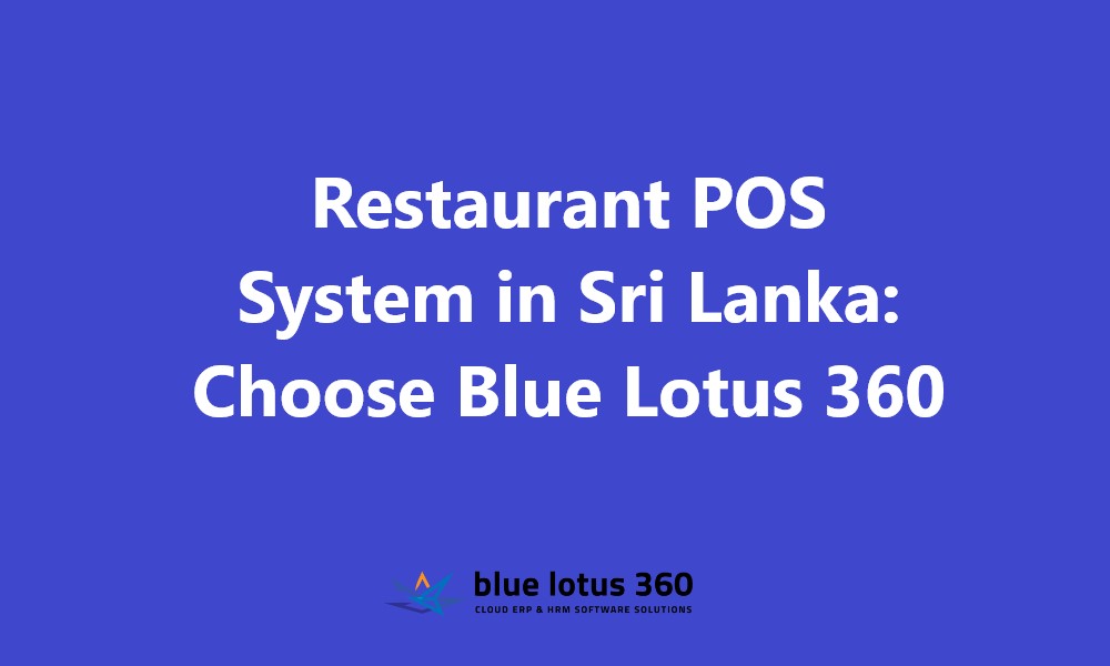 Restaurant POS System in Sri Lanka