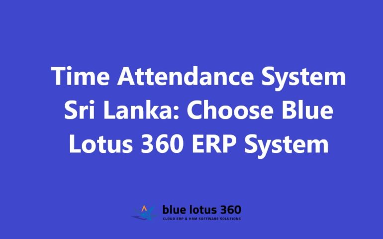 Time Attendance System Sri Lanka