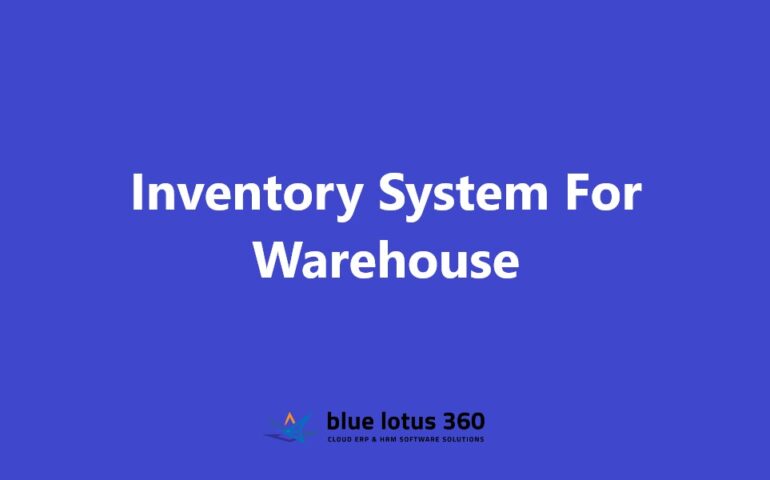 Inventory System For Warehouse