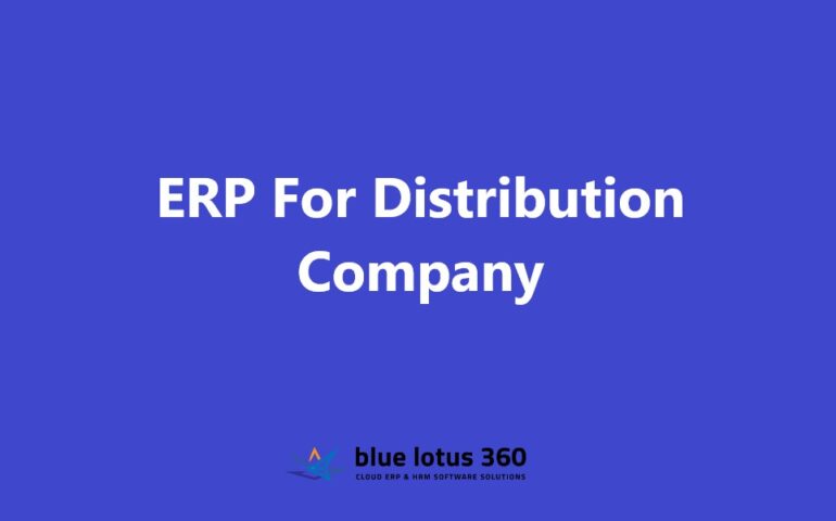 ERP For Distribution Company