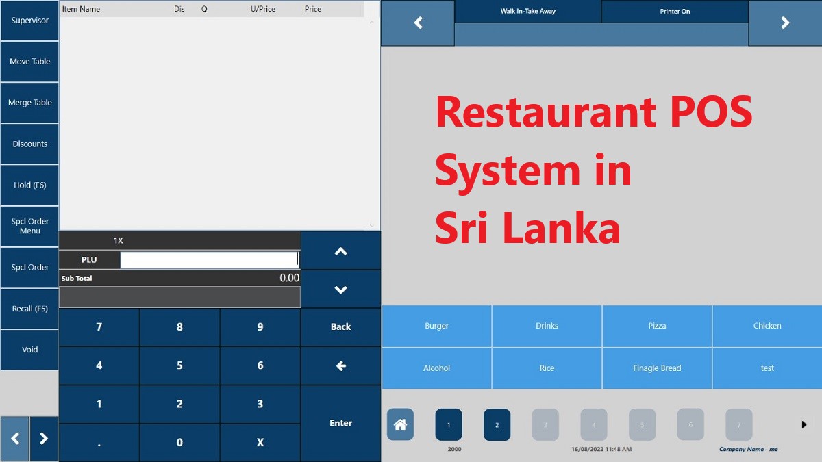 Restaurant POS System in Sri Lanka